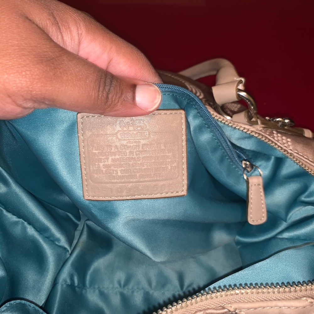 Coach Madison dotted op art satchel - Picture 2 of 8